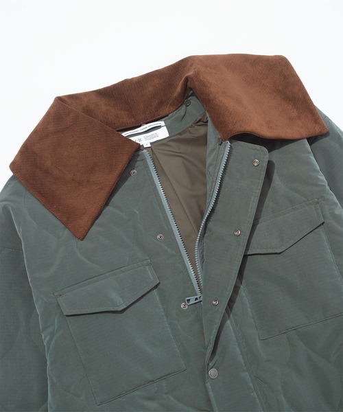 F/CE. QUILTED JACKET WITH DETACHABLE COLLAR / エフシーイー