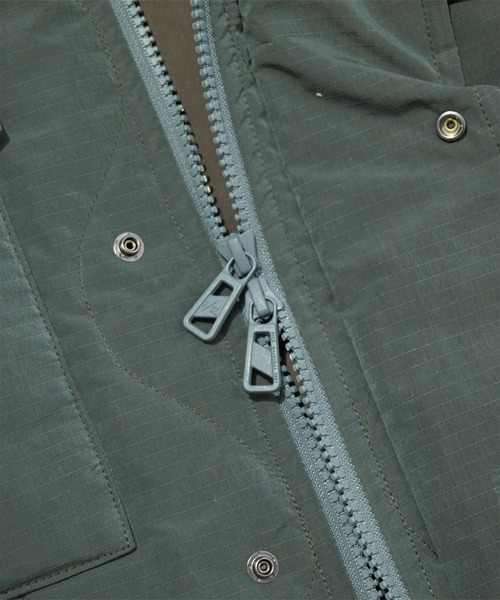 F/CE. （エフシーイー）の「F/CE. QUILTED JACKET WITH DETACHABLE COLLAR / エフシーイー  キルテッドジャケットウィズデタッチャブルカラー（ブルゾン・メンズ・ブルー/ブラック/グレー・SMALL/MEDIUM）」の15枚目の写真