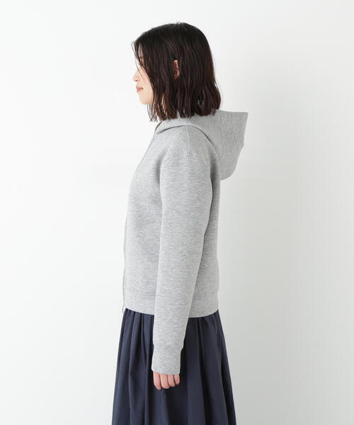 human woman(ヒューマンウーマン)の「◆クッションダンボールジップパーカー(パーカー・レディース・グレー/ベージュ系その他2・MEDIUM)」の18枚目の写真