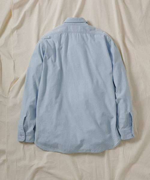 WILD LIFE TAILOR Adam et Rope'（ワイルドテーラーアダムエロペ　）の「【WILD LIFE TAILOR】CAHMBRAY SHIRT（シャツ/ブラウス・メンズ・サックスブルー・M/L）」の2枚目の写真