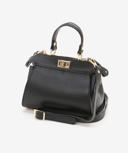 le.coeur blanc（ルクールブラン）の「MILLELA FIRENZEダブルオープニングバッグ（ショルダーバッグ・レディース・モカ/ブラック・FREE）」の7枚目の写真