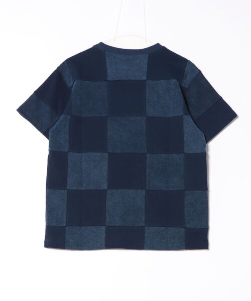 Good On(グッドオン)の「Good On/グッドオン INDIGO PATCH WORK TEE(Tシャツ/カットソー・メンズ・インディゴブルー・MEDIUM/LARGE/X-LARGE)」の11枚目の写真