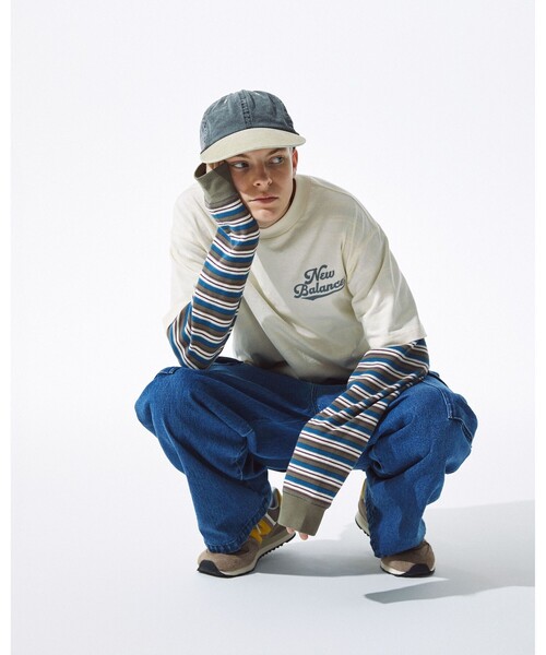 EXCLUSIVE】New Balance / ロゴ ショートスリーブ Tシャツ（T