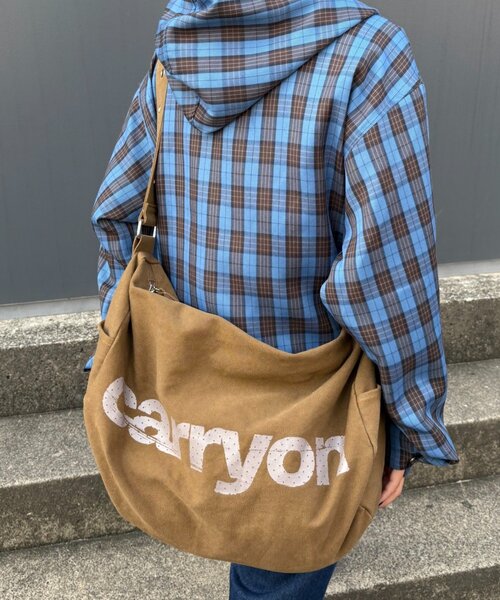 CIAOPANIC TYPY（チャオパニックティピー）の「【UNISEX】キャンバスボストンドラムバッグ（トートバッグ・レディース・ブラック/ネイビー/ブラウン/レッド・ONE SIZE）」の12枚目の写真