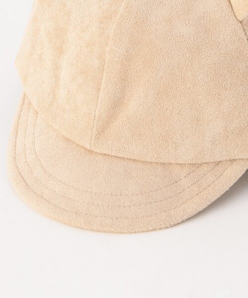 Ampersand（アンパサンド）の「くま耳ベビーキャップ（キャップ・キッズ・ネイビー/ベージュ・48/46）」の8枚目の写真
