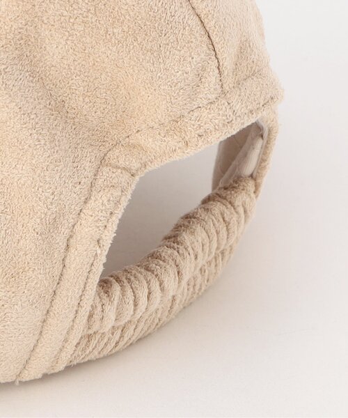 Ampersand（アンパサンド）の「くま耳ベビーキャップ（キャップ・キッズ・ネイビー/ベージュ・48/46）」の3枚目の写真