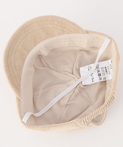 Ampersand（アンパサンド）の「くま耳ベビーキャップ（キャップ・キッズ・ネイビー/ベージュ・48/46）」の4枚目の写真