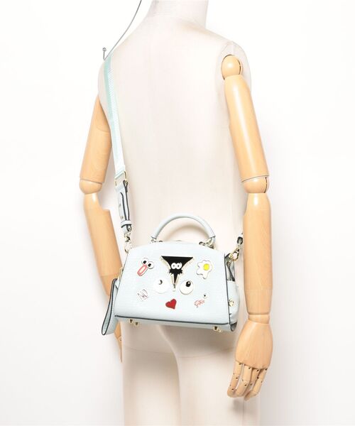 INGRESSO（イングレッソ）の「【 EYE theme / アイ テーマ 】 PU ショルダーバッグ（ショルダーバッグ・レディース・ライトグリーン・FREE）」の5枚目の写真