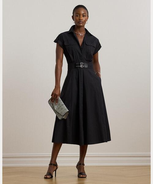 【美品】LAUREN RARPH LAUREN シャツワンピース リネン シャツドレス（シャツワンピース）｜LAUREN RALPH LAUREN