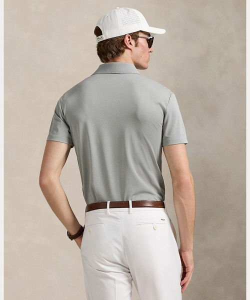 RLX GOLF(アールエルエックスゴルフ)の「テーラード フィット Polo ベア ポロシャツ(ポロシャツ・メンズ・グレー系・L/M/S)」の5枚目の写真