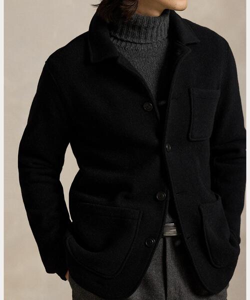 ウールブレンド ユーティリティ シャツ ジャケット（カバーオール