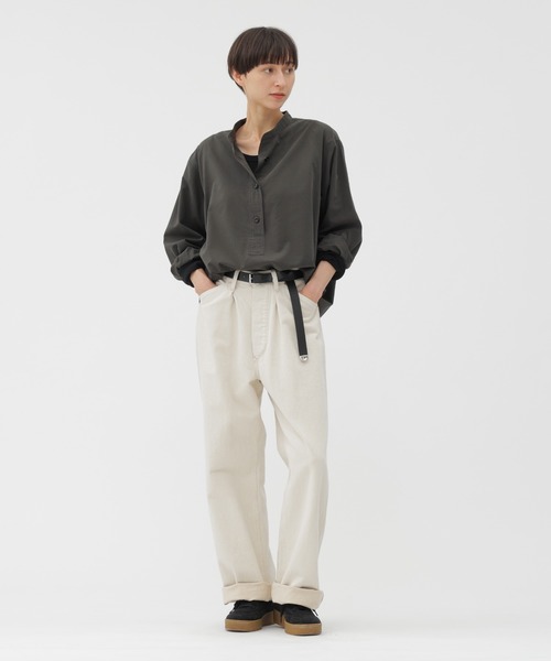 MHL.（エムエイチエル）の「CANTON NATURAL DENIM（デニムパンツ・レディース・ナチュラル・26/27/28）」の1枚目の写真