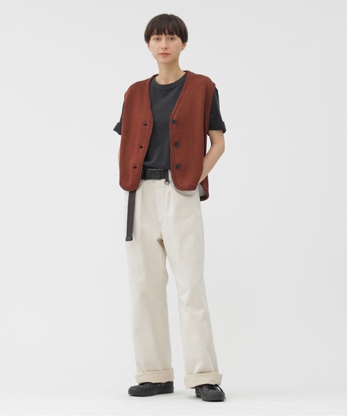 MHL.（エムエイチエル）の「CANTON NATURAL DENIM（デニムパンツ・レディース・ナチュラル・26/27/28）」の2枚目の写真