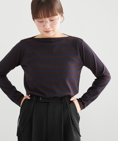 IENA（イエナ）の「《追加2》SEATTLEボーダープルオーバー（ニット