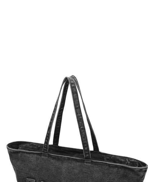 EVRIS（エヴリス）の「【EVRIS/エブリス】ロゴエンボス　ラージトートバッグ／A4収納可（トートバッグ・レディース・ブラック/ワンウォッシュ・FREE）」の6枚目の写真