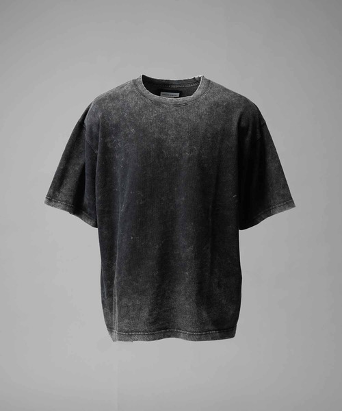 MAISON SPECIAL(メゾンスペシャル)の「《UNISEX》Cold-Dye Prime-Over Crew Neck T-Shirt/コールドダイプライムオーバークルーネックTシャツ【MAISON SPECIAL/メゾンスペシャル】(Tシャツ/カットソー・メンズ・ライトグリーン/ブラック/グレイッシュベージュ・0/1/2)」の2枚目の写真