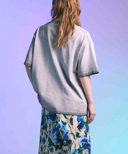 MAISON SPECIAL(メゾンスペシャル)の「《UNISEX》Cold-Dye Prime-Over Crew Neck T-Shirt/コールドダイプライムオーバークルーネックTシャツ【MAISON SPECIAL/メゾンスペシャル】(Tシャツ/カットソー・メンズ・ライトグリーン/ブラック/グレイッシュベージュ・0/1/2)」の8枚目の写真