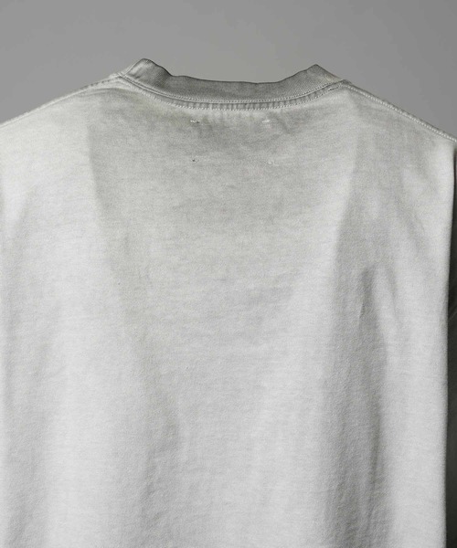 MAISON SPECIAL(メゾンスペシャル)の「《UNISEX》Cold-Dye Prime-Over Crew Neck T-Shirt/コールドダイプライムオーバークルーネックTシャツ【MAISON SPECIAL/メゾンスペシャル】(Tシャツ/カットソー・メンズ・ライトグリーン/ブラック/グレイッシュベージュ・0/1/2)」の15枚目の写真