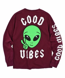 LABORATORY R（ラボラトリーアール）の「【USED】GILDAN “GOOD BIVES” キャラクター ロングスリーブ Tシャツ（Tシャツ/カットソー・メンズ）」