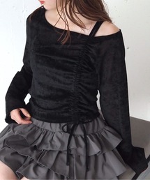 シアーベロアドロストプルオーバー