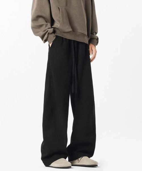 SHEPP（シープ）の「カーブワイドシルエットスウェットパンツ（スウェットパンツ・メンズ・グレー/ブラック・L/M）」の7枚目の写真