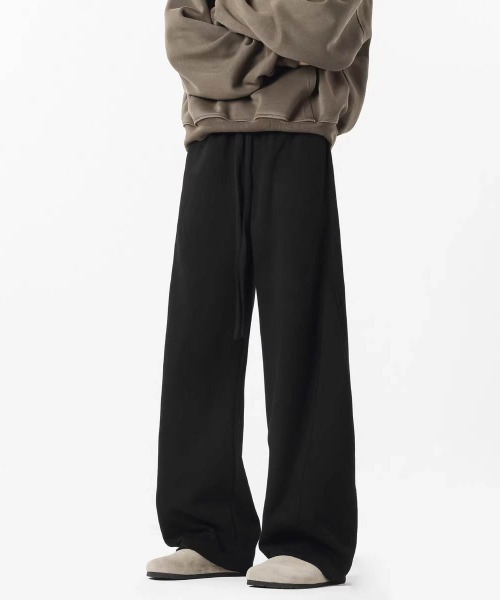 SHEPP（シープ）の「カーブワイドシルエットスウェットパンツ（スウェットパンツ・メンズ・グレー/ブラック・L/M）」の6枚目の写真