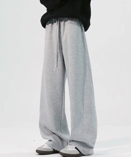 SHEPP（シープ）の「カーブワイドシルエットスウェットパンツ（スウェットパンツ・メンズ・グレー/ブラック・L/M）」の15枚目の写真
