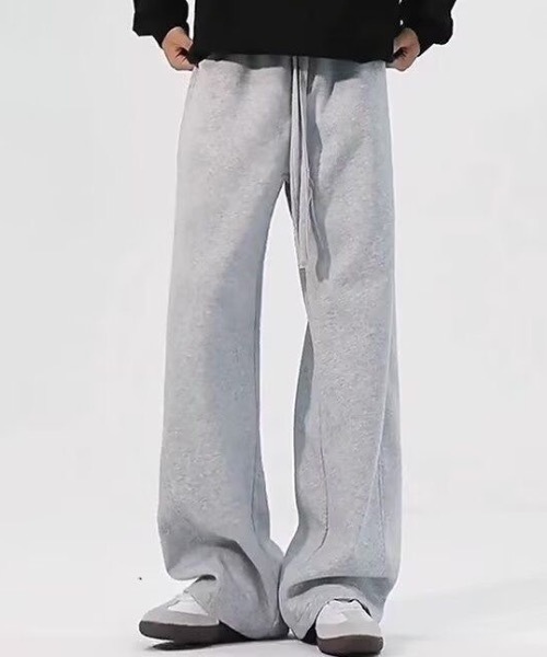 SHEPP（シープ）の「カーブワイドシルエットスウェットパンツ（スウェットパンツ・メンズ・グレー/ブラック・L/M）」の16枚目の写真
