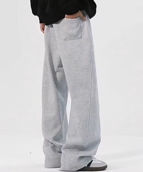 SHEPP（シープ）の「カーブワイドシルエットスウェットパンツ（スウェットパンツ・メンズ・グレー/ブラック・L/M）」の17枚目の写真