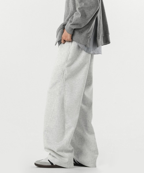 SHEPP（シープ）の「カーブワイドシルエットスウェットパンツ（スウェットパンツ・メンズ・グレー/ブラック・L/M）」の20枚目の写真