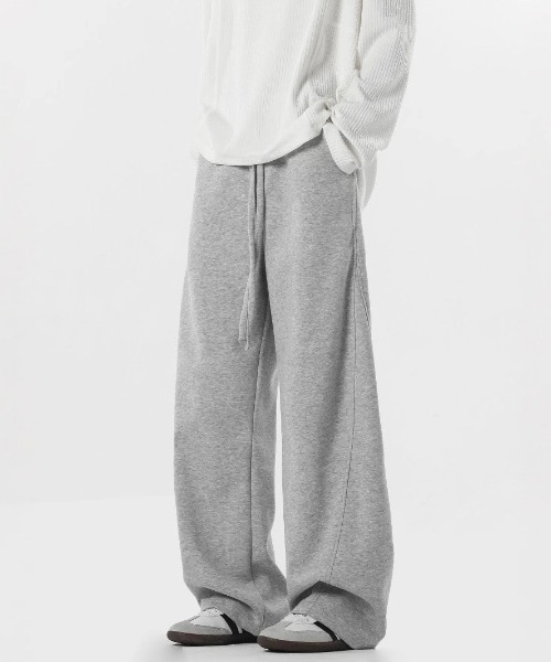 SHEPP（シープ）の「カーブワイドシルエットスウェットパンツ（スウェットパンツ・メンズ・グレー/ブラック・L/M）」の21枚目の写真