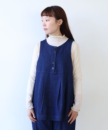 bulle de savon | △8oz ムラ糸デニム ベスト(ベスト)