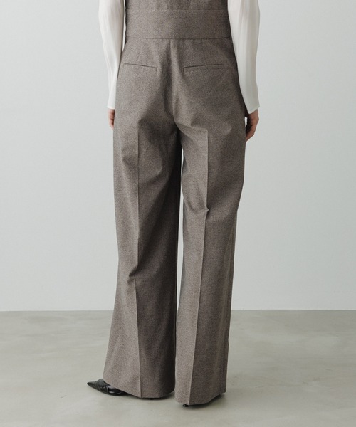 EMOELLE】スリーブレスオールインワン メランジ（つなぎ