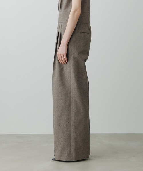 EMOELLE】スリーブレスオールインワン メランジ（つなぎ