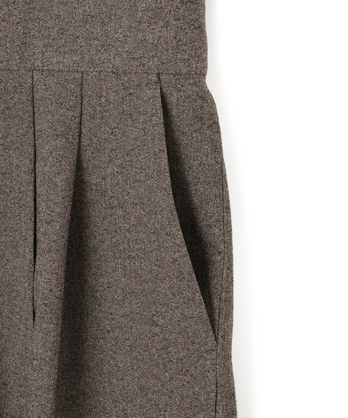 【EMOELLE】アダムエロペスリーブレスオールインワン メランジ ADAM ET ROPE'（アダムエロペ） オールインワン 「EMOELLE」スリーブ