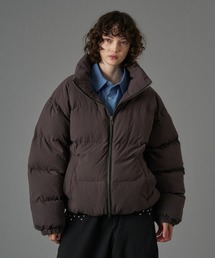 ONCILY（オンシェリー）の「CHECKED PADDING STAND-NECK BLOUSON / チェック中綿スタンドネックブルゾン（ブルゾン）」