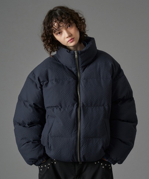 セール】CHECKED PADDING STAND-NECK BLOUSON / チェック中綿スタンド