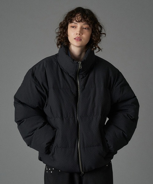 セール】CHECKED PADDING STAND-NECK BLOUSON / チェック中綿スタンド