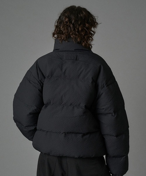 ONCILY（オンシェリー）の「CHECKED PADDING STAND-NECK BLOUSON / チェック中綿スタンドネックブルゾン（ブルゾン・メンズ・ブラック/ネイビー/ダークブラウン・SMALL/MEDIUM/LARGE）」の9枚目の写真