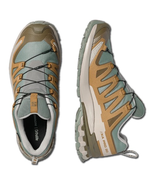 SALOMON（サロモン）の「サロモン-XA PRO 3D V9 GTX（スニーカー・メンズ・ブラック/ブラウン/セージグリーン・26.0cm/27.0cm/28.0cm）」の17枚目の写真