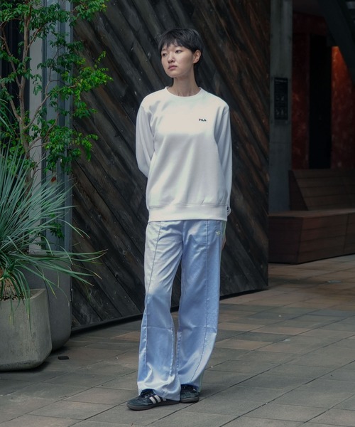 FILA（フィラ）の「【FILA/フィラ】ワンポイント刺繍 スウェットトレーナー ブランドロゴ（スウェット・レディース・ブラック/ホワイト/ネイビー・MEDIUM/LARGE）」の8枚目の写真