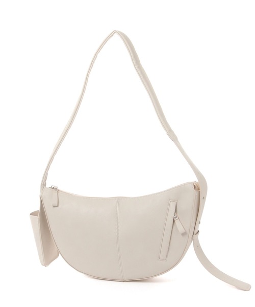 studio CLIP（スタディオクリップ）の「【人間工学に基づいて考えた！】からだよろこぶ合皮ショルダーバッグ（ショルダーバッグ・レディース・アイボリー/その他1/チャコール/ブラック・FREE）」の15枚目の写真