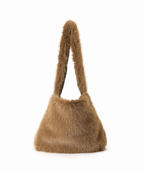 Oriens JOURNAL STANDARD(オリエンス ジャーナルスタンダード)の「ファーショルダーバッグ(ショルダーバッグ・レディース・ブラウン・FREE)」の10枚目の写真