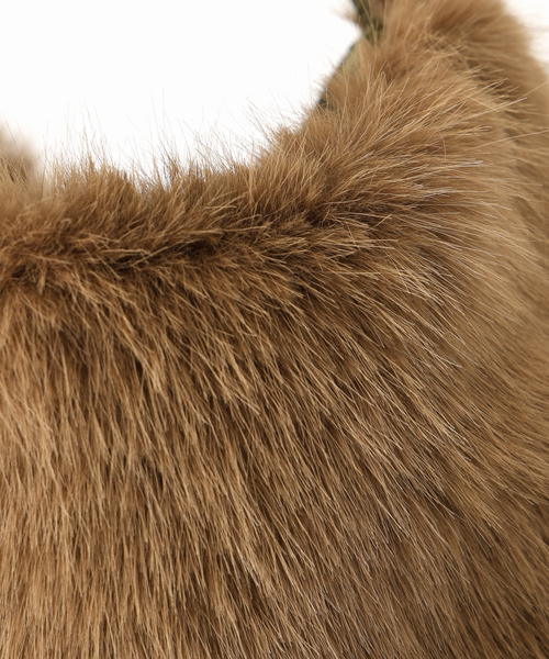 Oriens JOURNAL STANDARD(オリエンス ジャーナルスタンダード)の「ファーショルダーバッグ(ショルダーバッグ・レディース・ブラウン・FREE)」の4枚目の写真