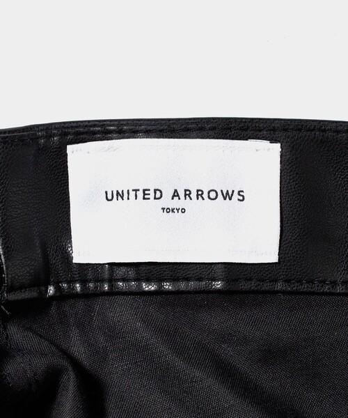 セール】レザーライク ストレート パンツ ウォッシャブル（その他