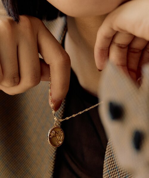 ear PAPILLONNER（イアパピヨネ）の「ホースエポコインネックレス（ネックレス・レディース・シルバー/ゴールド・FREE）」の14枚目の写真