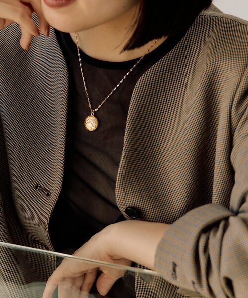 ear PAPILLONNER（イアパピヨネ）の「ホースエポコインネックレス（ネックレス・レディース・シルバー/ゴールド・FREE）」の15枚目の写真