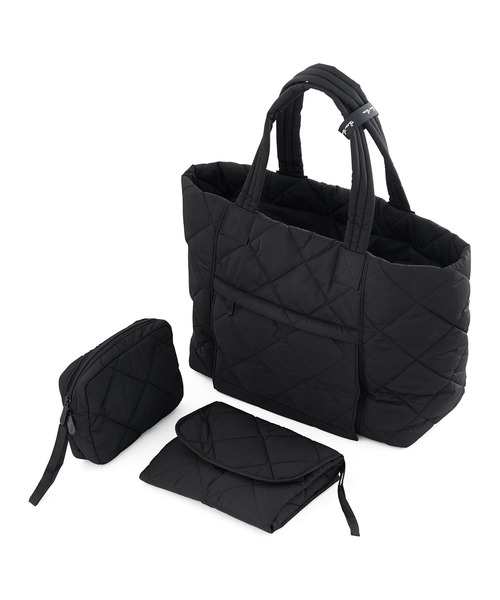THEATHEA/ティアティア 3WAY キルティングマザーズバッグ 3点セット THEATHEA/ティアティア】3WAY キルティングマザーズバッグ 3点