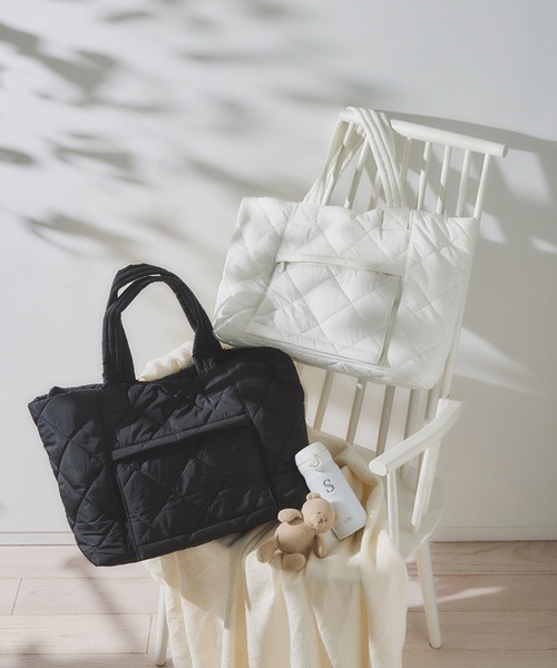 THEATHEA/ティアティア】3WAY キルティングマザーズバッグ 3点セット