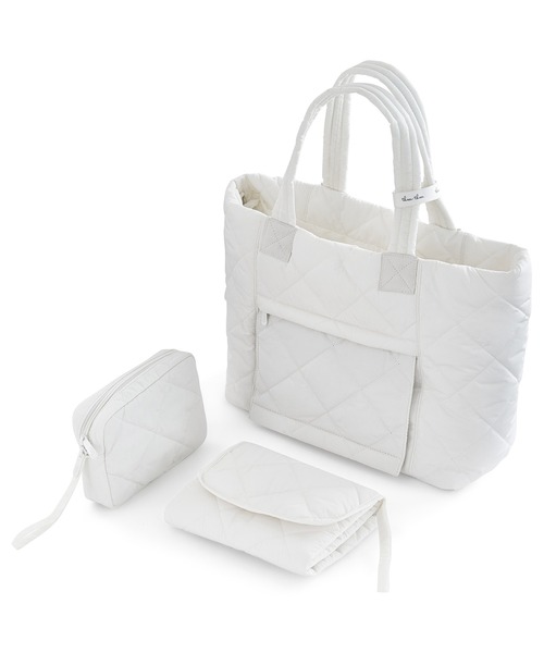 THEATHEA/ティアティア 3WAY キルティングマザーズバッグ 3点セット THEATHEA/ティアティア】3WAY キルティングマザーズバッグ 3点セット